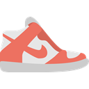 shoes, Clothes, dunk, nike Salmon icon