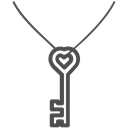 valentine, valentines, Key, Heart, valenticons, Lock Black icon