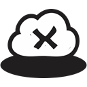download, Downloads, Cloudy, handdrawn, cross, forecast, Cloud Black icon
