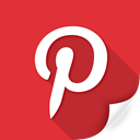 red, network, Logo, pinterest, square, Money, percentage Crimson icon