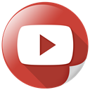 technology, player, screen, youtube, Tv Brown icon