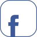 Facebook, line Black icon