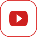 youtube, line Firebrick icon