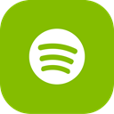 media, Spotify, Social, network YellowGreen icon