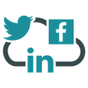 social networks, twitter, meeting, Cloud, Mobile, group, Facebook Black icon