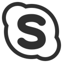 Skype DarkSlateGray icon