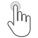 swipe, Hand, Gesture, scroll, Finger, tap, interactive Black icon