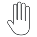 swipe, interactive, Hand, tap, Finger, scroll, Gesture Black icon