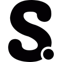 Dot, point, Logo, Letter Black icon