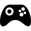 Console, technology, videogame, gamepad, entertainment, controller Black icon