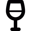 cup, drink, Wine Glass, food Black icon