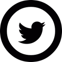bird, logotype, social network, twit, Social Black icon