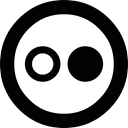 Website Logo, video, Hosting, Circle, image, Social Black icon