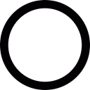 shapes, roundabout, Empty, round, Circle Black icon