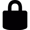 Closed, restricted, padlock, Lock, Close, password, interface Black icon