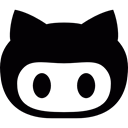 Hosting, logotype, Logo, Github Black icon