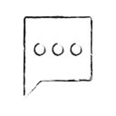 speech, Bubble, Chat, Message, Email, Communication Black icon