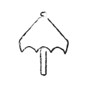 Umbrella, secure, Safe, insurance, investment Black icon