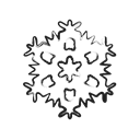 weather, winter, Ice, freeze, snowflake, forecast, Cold Black icon