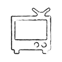 video, screen, Channel, Tv, monitor, Chanel Black icon