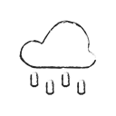 Rain, weater, Cloud, forecast, Clouds, temperature, Cloudy Black icon
