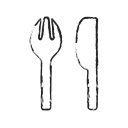 spoon, Folk, table, kitchen, tools Icon