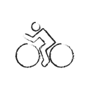 cycle, rental, cycling, Bicycle, sports Black icon