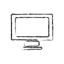 screen, Tv, Computer, lcd, Laptop Black icon