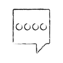 sms, send, Comment, Message, Chat, Bubble Black icon