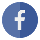 Facebook, Circle, Social, media SteelBlue icon