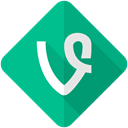 network, media, video, Vine, Social, movie, Camera DarkCyan icon