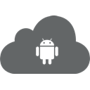 Android, Mobile, Code, Cloud Icon