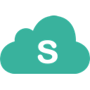 Chat, Skype, messanger, Cloud, talk LightSeaGreen icon