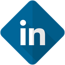 Logo, network, Social, Linkedin Teal icon