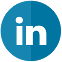 Linkedin DarkCyan icon