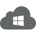 system, Cloud, windows, microsoft, Os DimGray icon