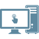 monitor, pc, Server, Device, Computer, hardware, Desktop CadetBlue icon
