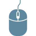 Mouse, Click, input, tool, Computer, Device, hardware CadetBlue icon
