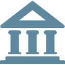 Building, deposit, economy, Business, investment, Finance, Bank Icon