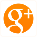 google plus, G+, google DarkOrange icon