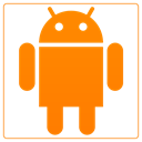 Android DarkOrange icon