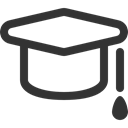 student, college, Graduate, education, university, graduation DarkSlateGray icon