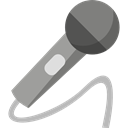 talk, Presentation, speech, Communication, Microphone Black icon