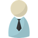 office, user, Man, person, Boss, Account LightSteelBlue icon