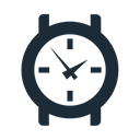 time, watch, Clock, Accesories, Clothes Black icon
