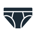 clothing, Underpants, Clothes, fabric, pants, panties DarkSlateGray icon