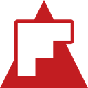 media, Flipboard, triangle, Social Firebrick icon