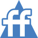 triangle, Fiendfeed, media, Social SteelBlue icon