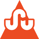 Stumbleupon, Social, triangle, media Chocolate icon