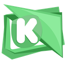 Social, socialpack, ubercons, ideas, Kickstarter LightGreen icon